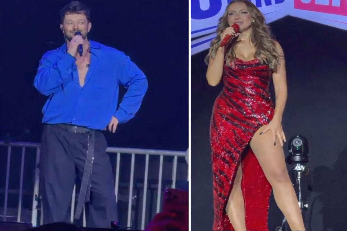 Murat Boz və Hadise səhnədə yarışdı