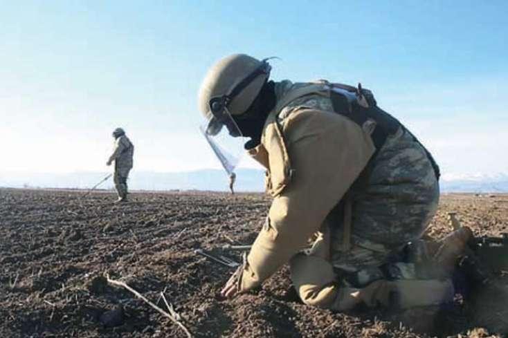 Minalardan təmizlənən ərazinin sahəsi açıqlandı
