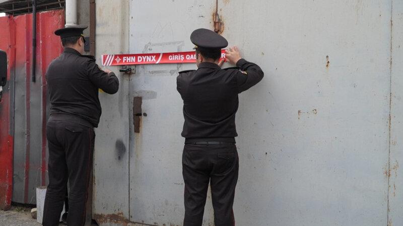 Binəqədidə mebel sexinin fəaliyyəti dayandırıldı -VİDEO