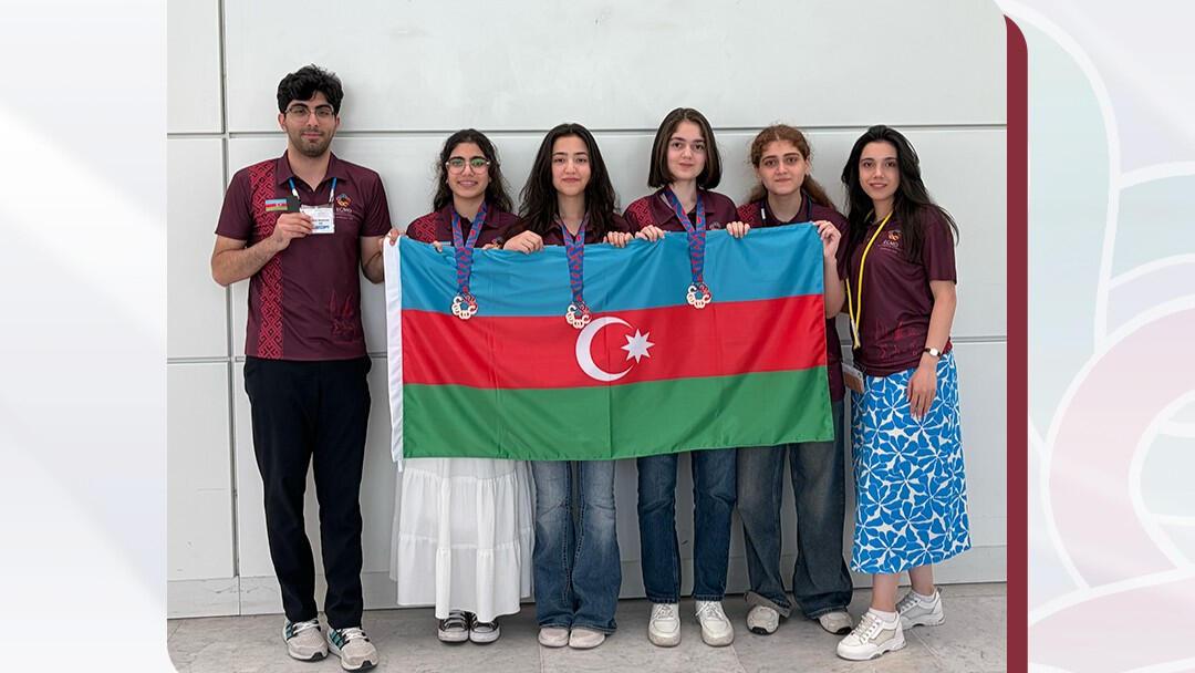 Azərbaycanlı qızlar EGMO 2026-dan 3 medalla qayıtdı - FOTO