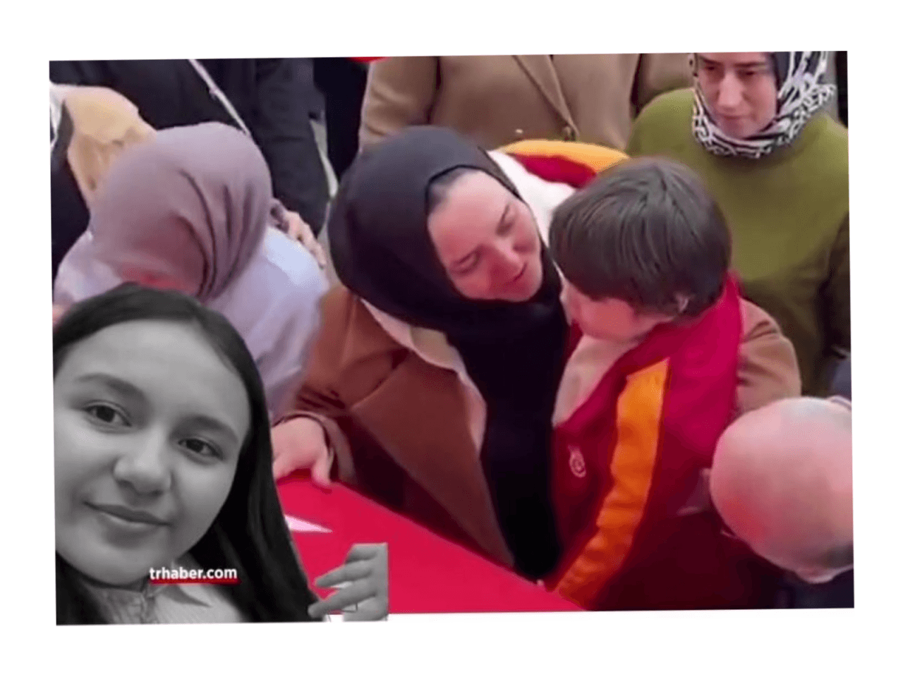 Ağlayan oğlunu təsəlli etdi: "Bacın cənnətə getdi" - VİDEO