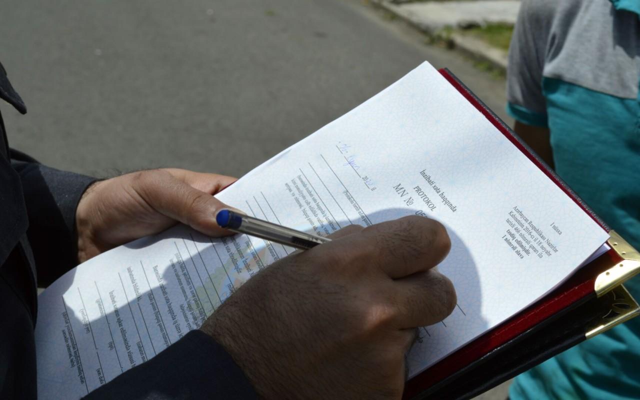 Bu şəxslər 1000 manat cərimələnəcək - VİDEO