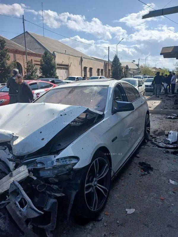 Gəncədə iki avtomobil toqquşub: Üç nəfər xəsarət alıb