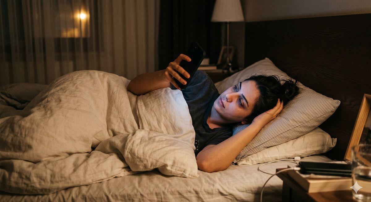 Yataqda telefon istifadə edənlərin 70%-də bu problem var