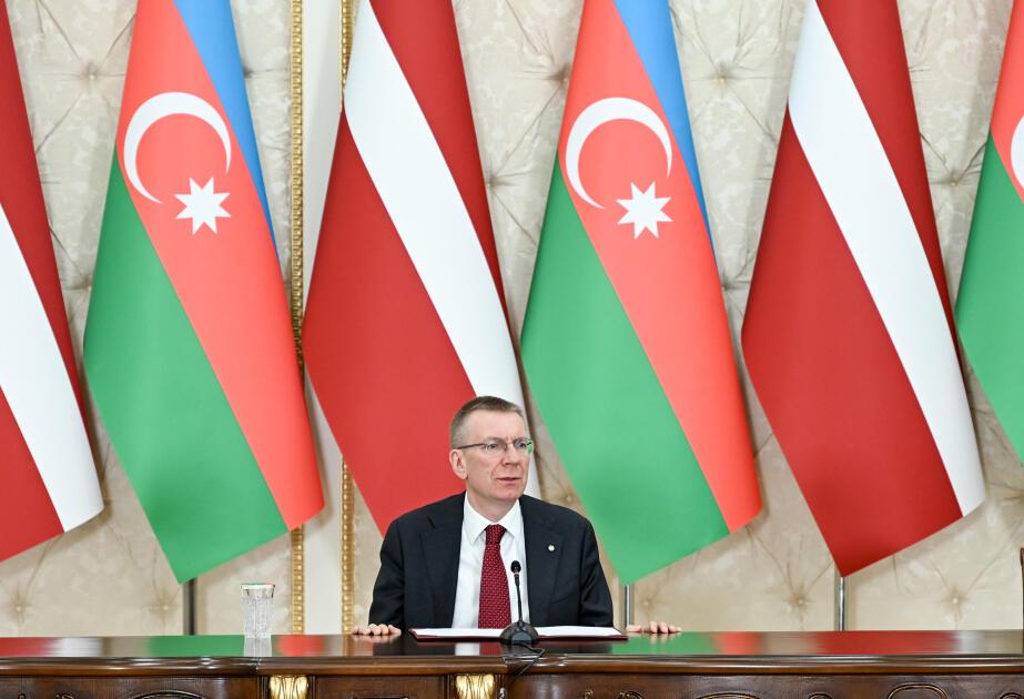 Prezident Edqars Rinkeviçs: Latviya ilə Azərbaycan strateji tərəfdaş ölkələrdir