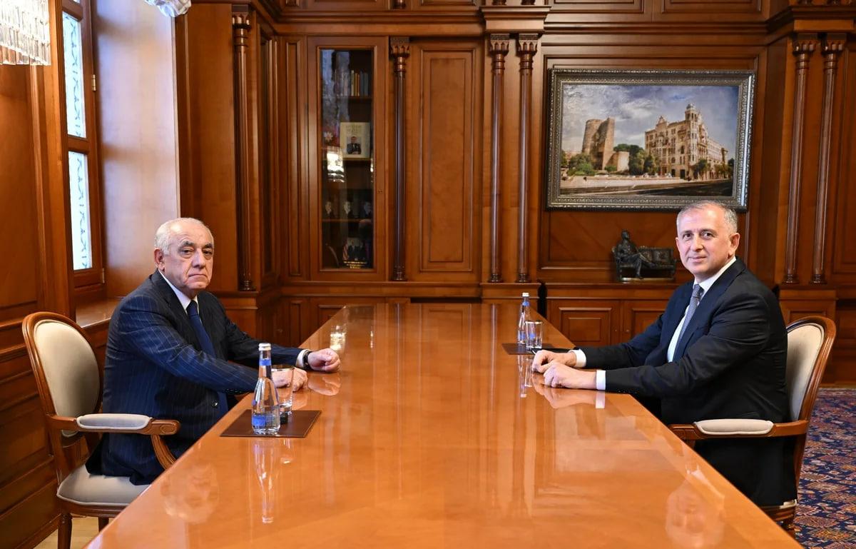 Əli Əsədov Gürcüstanın Azərbaycandakı səfiri ilə GÖRÜŞDÜ