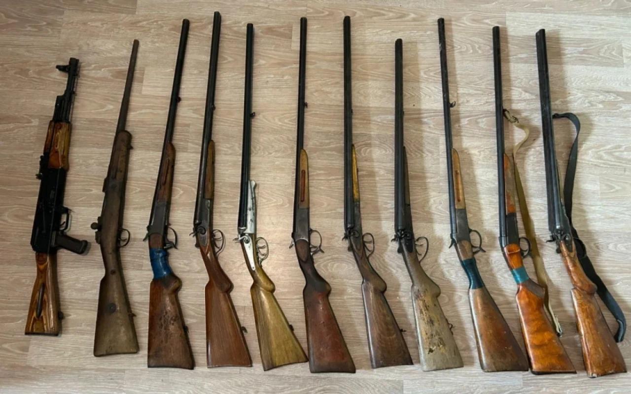 Qanunsuz saxlanılan silahlar AŞKARLANDI