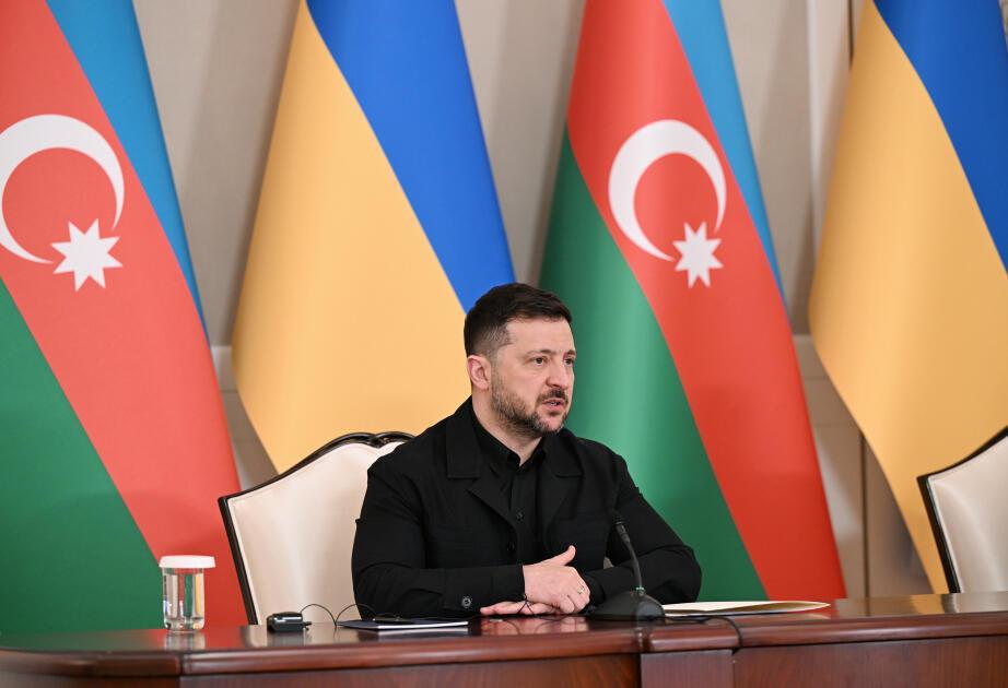 Volodimir Zelenski Prezident İlham Əliyevə təşəkkür edib