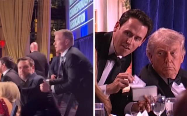 Tramp və Vensin təxliyə anı- VİDEO