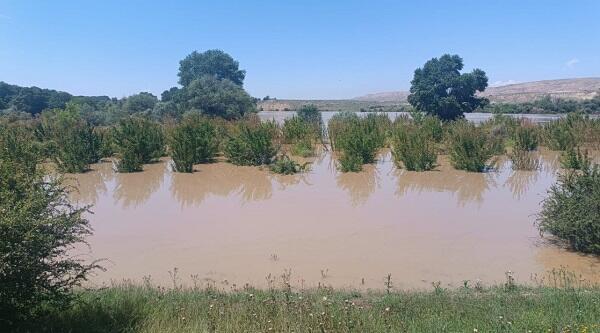 Kür daşdı, daha iki kəndin əkin sahəsi su altında qaldı