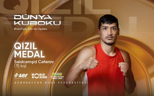Boksçumuz qızıl medal qazandı