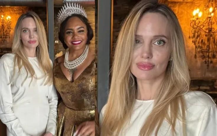 Ancelina Colinin gözünə nə olub? - FOTO