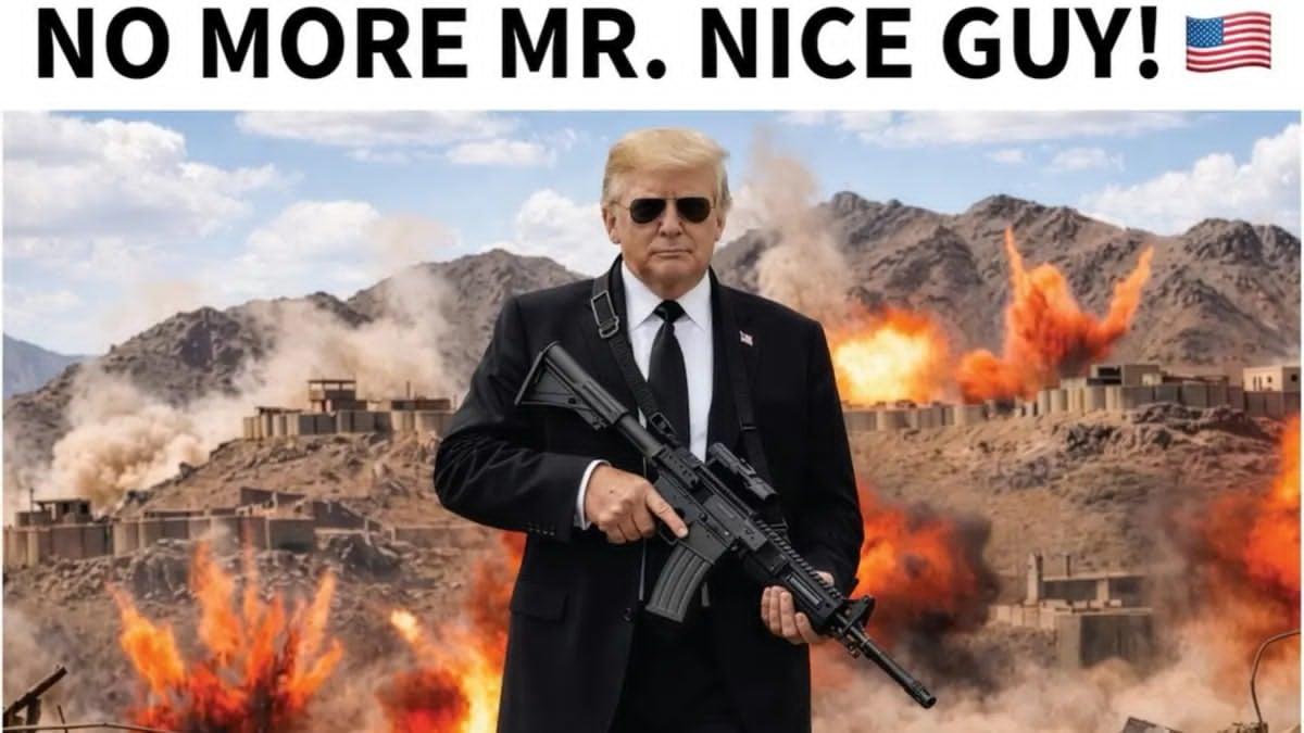 Tramp silahlı fotosunu paylaşdı: "Ağıllanmalıdırlar!"