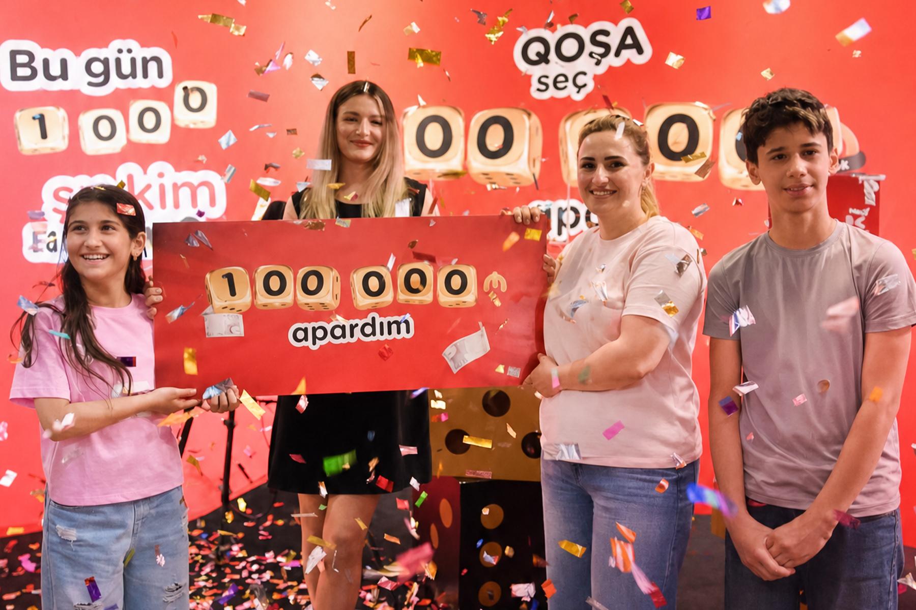 "Kontakt"dan qazan dəsti aldı, 100 000 manat qazandı