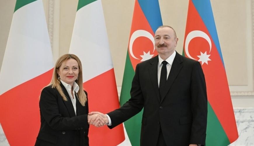 Prezident Melonini belə qarşıladı -Video