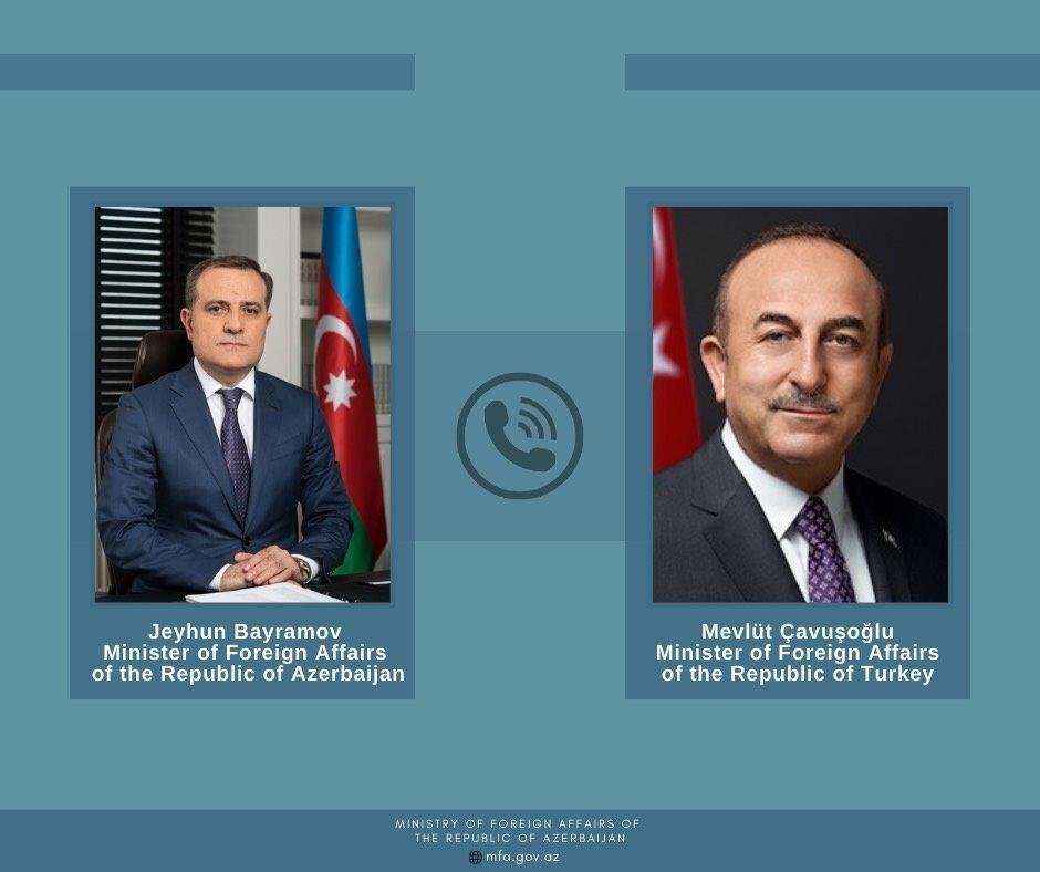 Bayramov Çavuşoğluna zəng etdi