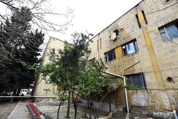 Yataqxanada yanğın: 12 nəfər təxliyə edildi