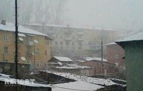 Bu ərazilərə qar yağıb