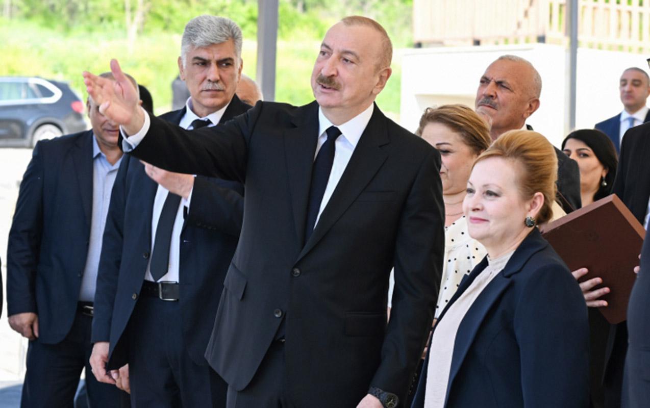 Prezidentin Zəngilan sakinləri ilə görüşündən- FOTOLAR