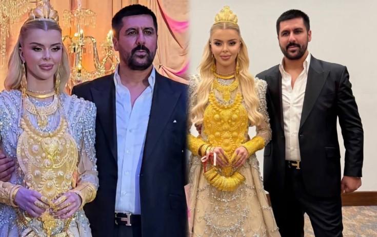 Gəlinə çəkisi qədər qızıl taxıldı