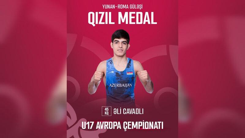 Əli Cavadlı Avropa çempionu oldu