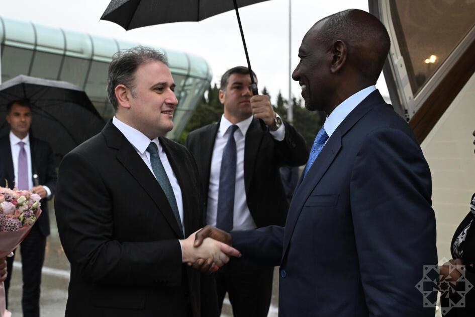 Keniya Respublikasının Prezidenti Azərbaycana səfərə gəlib - FOTO