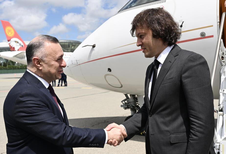 İrakli Kobaxidze Azərbaycana səfərə gəldi
