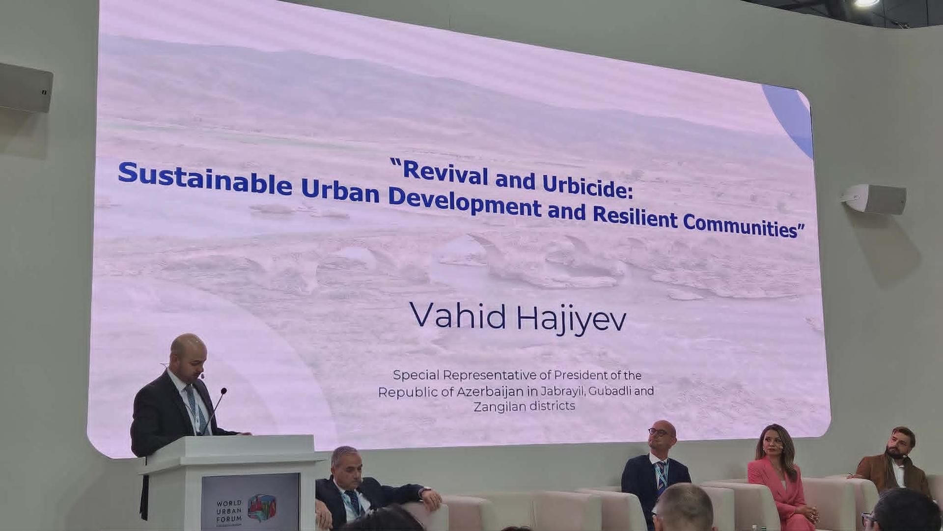 Vahid Hacıyev: "Böyük Qayıdış proqramı çərçivəsində ilin sonuna qədər 80 mindən çox insan bu ərazilərdə yaşayacaq"