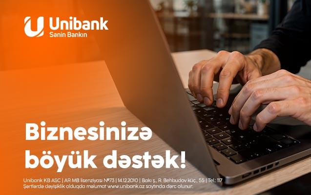 "Unibank"ın "Biznesinizə 6 qat dəstək" kampaniyası davam edir