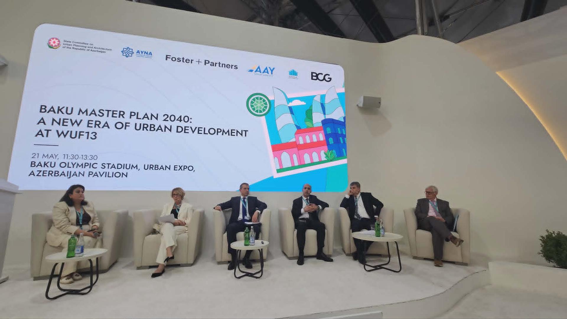 Bakı 2040 Baş Planı WUF13-də təqdim olundu