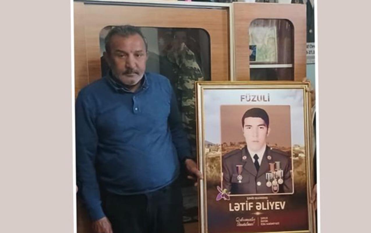 Şəhidin atası qəfil vəfat etdi - FOTO
