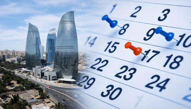 Gələn həftə bu tarixlərdə iş olmayacaq