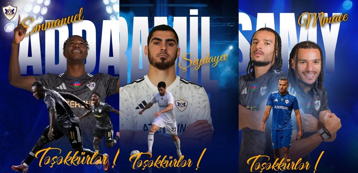 "Qarabağ" 3 futbolçu ilə yollarını ayırdı