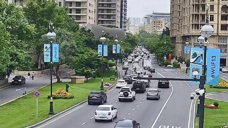 Bakıda bu yollarda sıxlıq var - SİYAHI