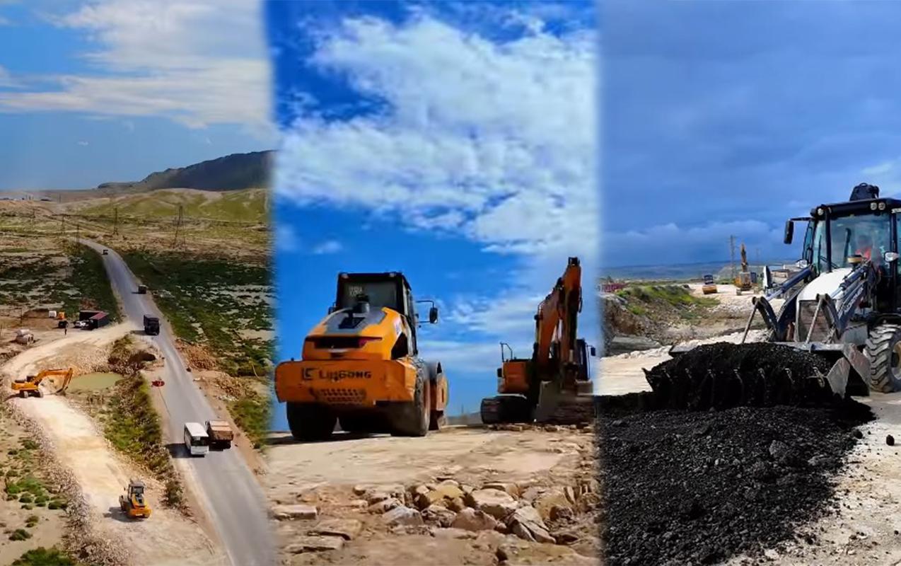 Bu ərazidə müvəqqəti alternativ yol salınır- VİDEO