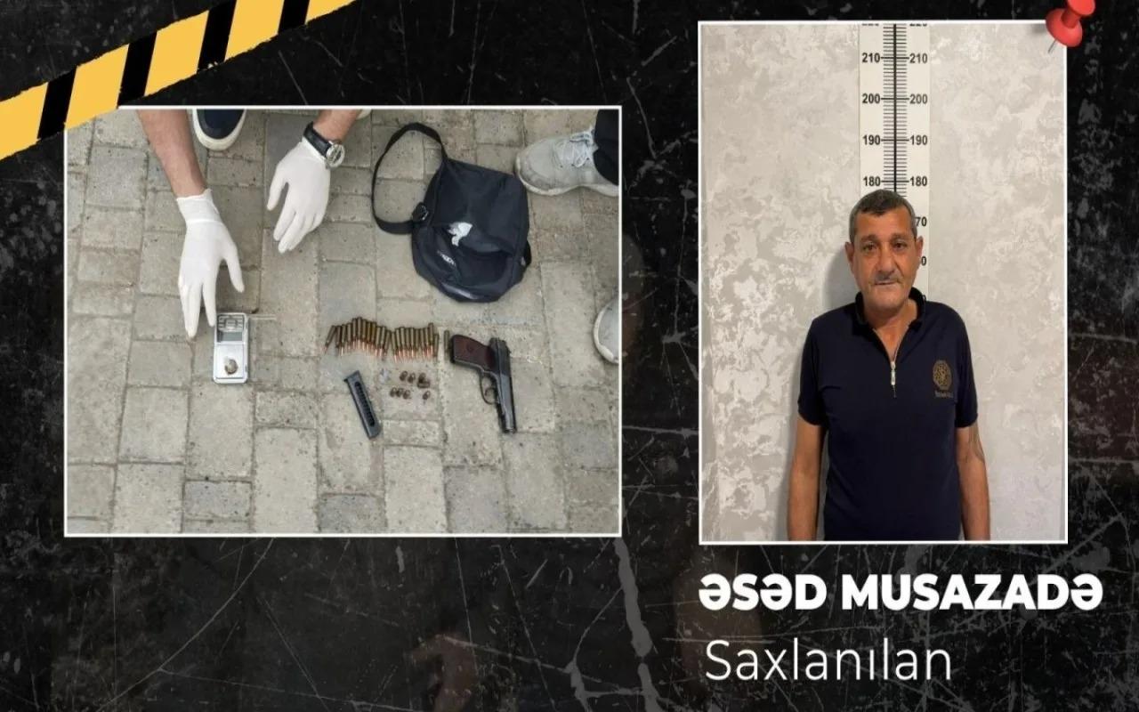 Qobustanda "Makarov" gəzdirən şəxs həbs edildi