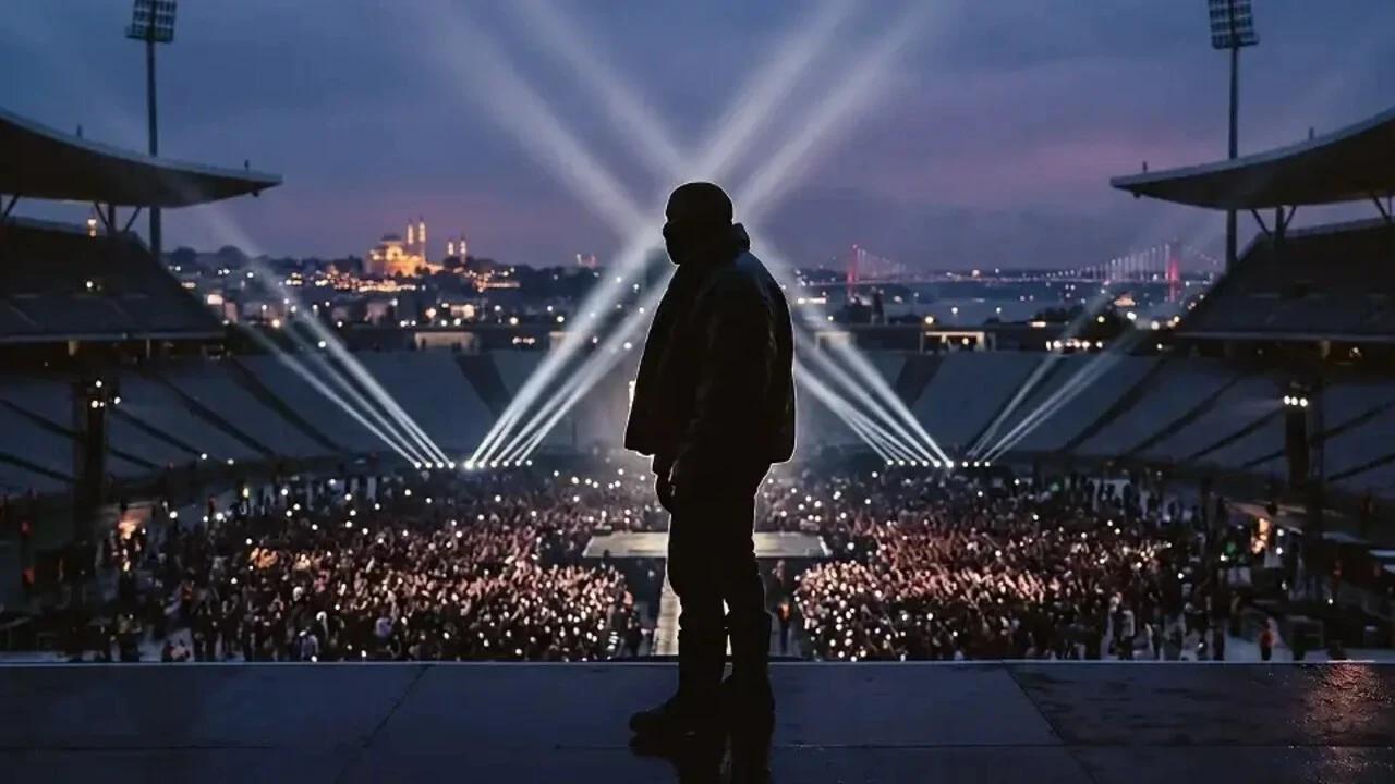 Kanye Vestin İstanbul konsertində rekord - Böyük izdiham yaşandı