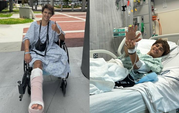 Ayağı amputasiya edilən "Survivor" qalibindən paylaşım - Fotolar