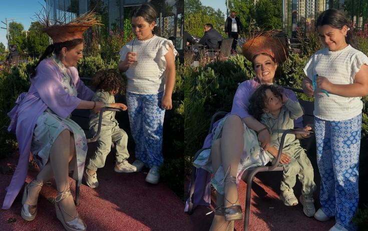Nəvəsinin ad gününü belə təbrik etdi -FOTOLAR