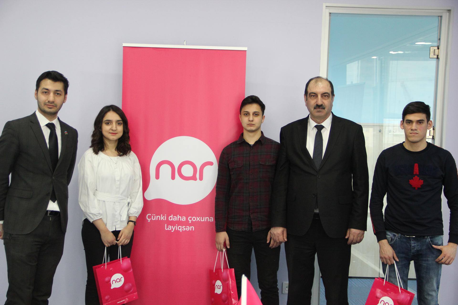 “Nar” Azərbaycan Texniki Universitetinin tələbələrini mükafatlandırdı