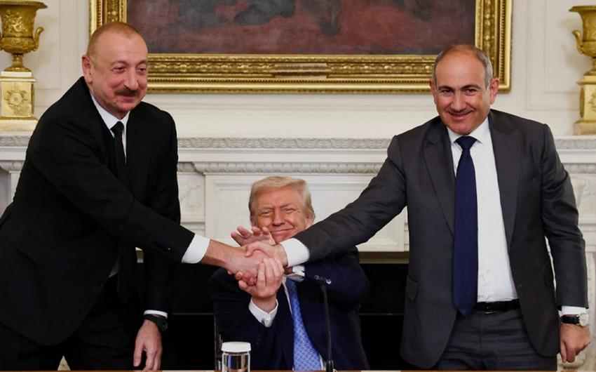 İlham Əliyev, Donald Tramp və Nikol Paşinyan üçtərəfli sənəd imzaladı