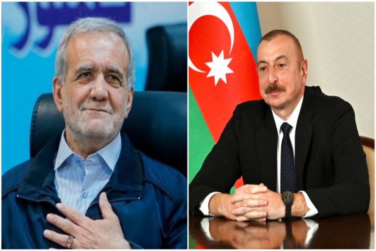 Pezeşkian Əliyevə zəng etdi
