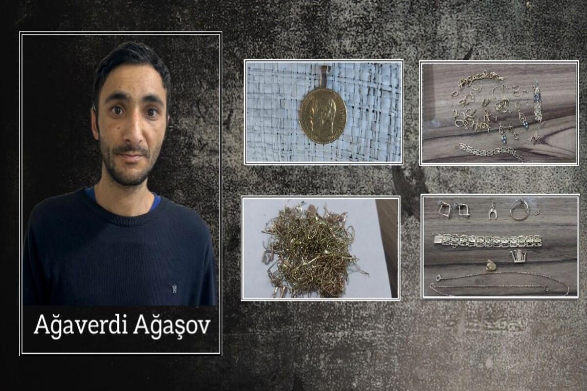 Mağazadan 12500 manatlıq qızıl oğurlayan şəxs TUTULDU Mağazadan 12500 manatlıq qızıl oğurlayan şəxs TUTULDU