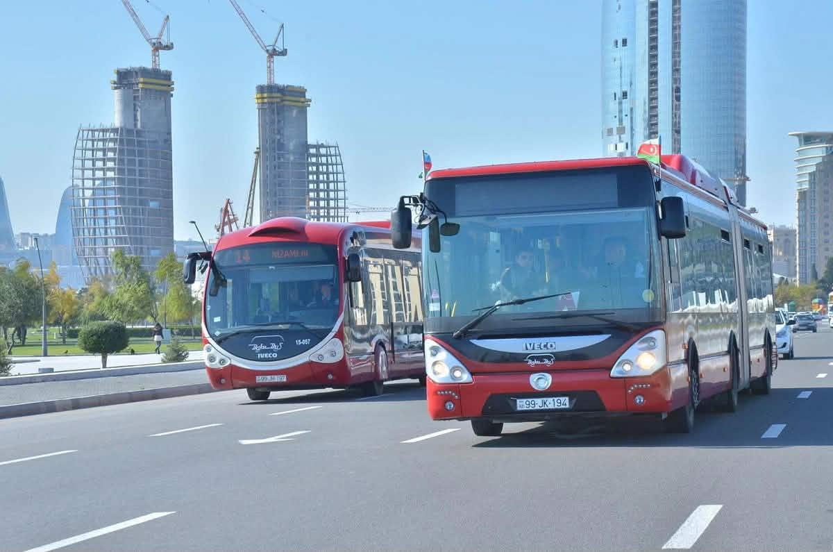 Bakıda 7 avtobusun hərəkət istiqaməti dəyişdirildi Bakıda 7 avtobusun hərəkət istiqaməti dəyişdirildi