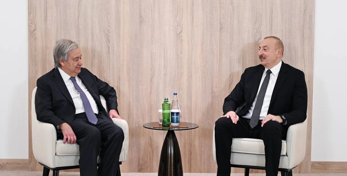 BMT-nin baş katibi İlham Əliyevi təbrik etdi