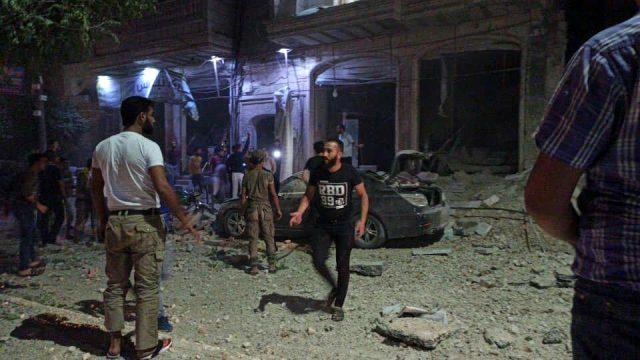 Rusiya qırıcıları Türkiyə nəzarətində olan ərazini bombaladı: ölən və yaralılar var - VİDEO - FOTO Rusiya qırıcıları Türkiyə nəzarətində olan ərazini bombaladı: ölən və yaralılar var - VİDEO - FOTO