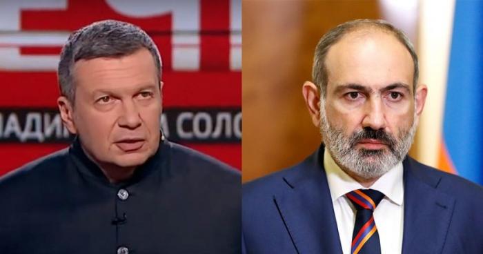 “Paşinyan tamamilə uğursuz oldu” - Solovyov “Paşinyan tamamilə uğursuz oldu” - Solovyov