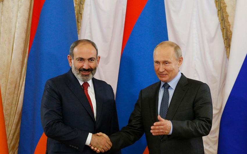 Putinlə Paşinyan Qarabağ razılaşmalarının icrasını müzakirə etdilər Putinlə Paşinyan Qarabağ razılaşmalarının icrasını müzakirə etdilər