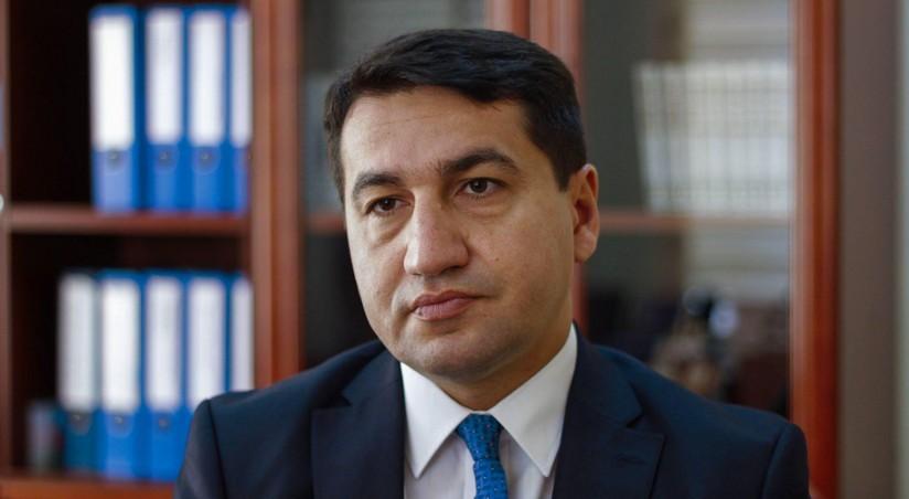 Hikmət Hacıyev: “Dağıntını görən diplomatlardan heç kim danışmağa cəsarət tapa bilmədi” Hikmət Hacıyev: “Dağıntını görən diplomatlardan heç kim danışmağa cəsarət tapa bilmədi”
