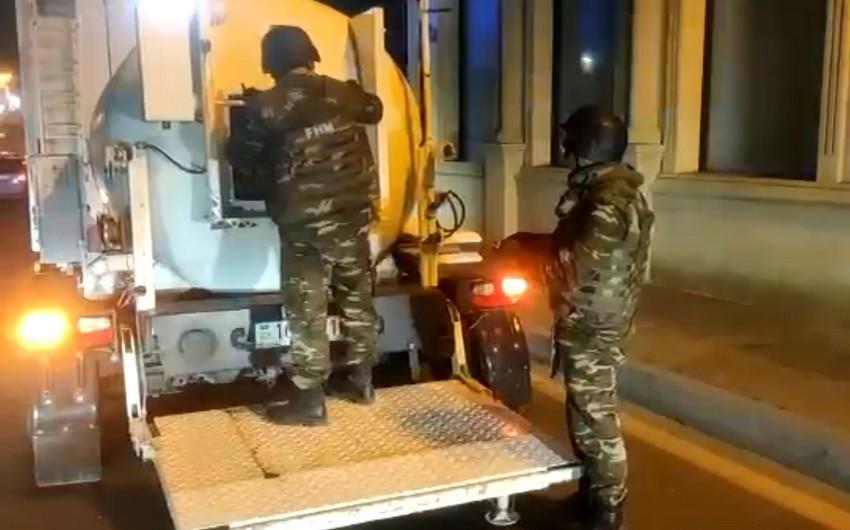 Bakıda qumbaralar aşkarlanıb - VİDEO Bakıda qumbaralar aşkarlanıb - VİDEO